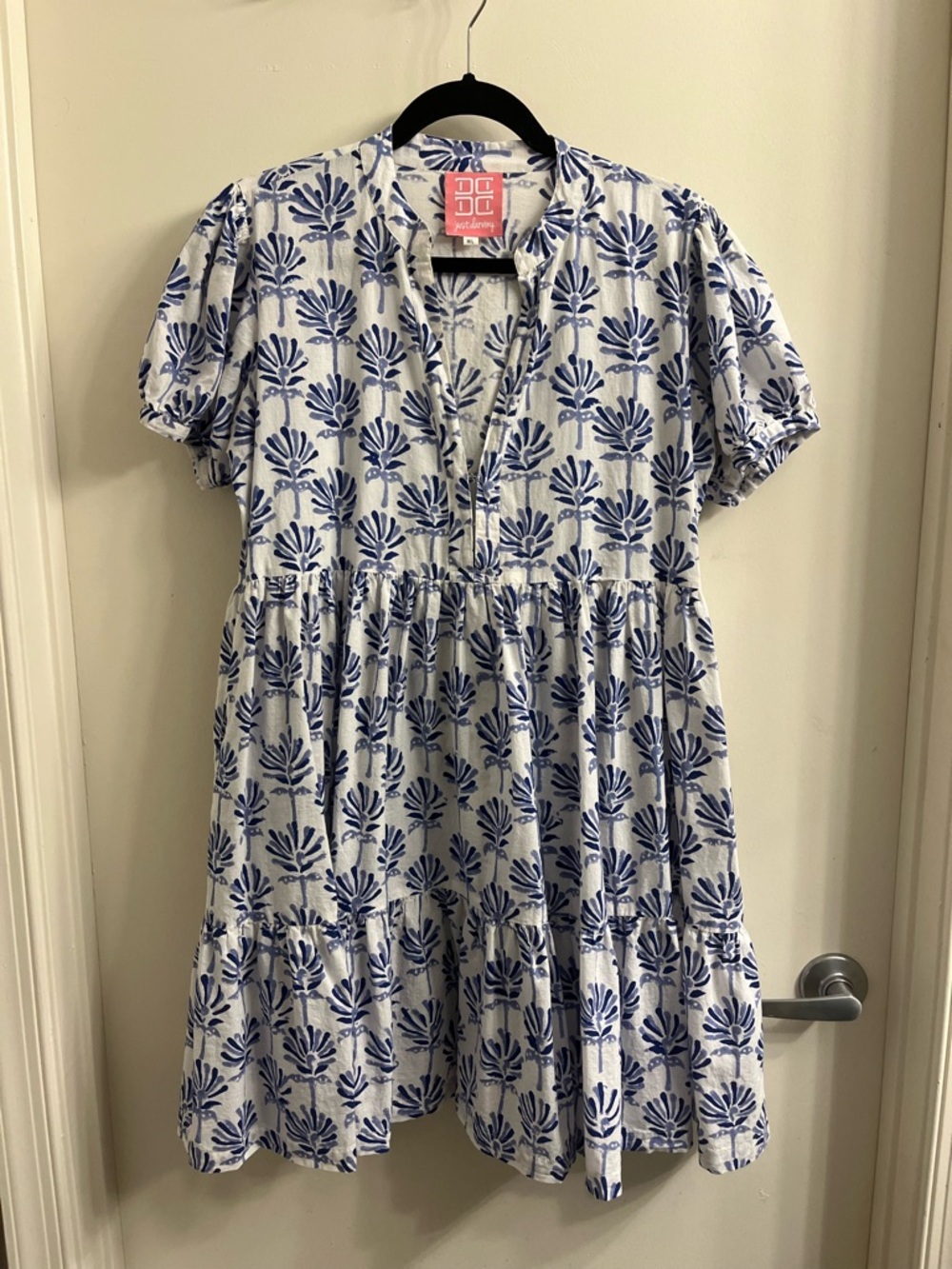 Just Darviny Floral Printed Mini Dress Size M/L